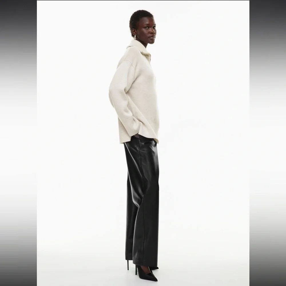 Babaton Vegan Leather Pant Sz.4 sold at Aritzia - Picture 3 of 7